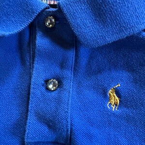 Boys Ralph Lauren Polo Shirt Size 3/3T Blue Clearance